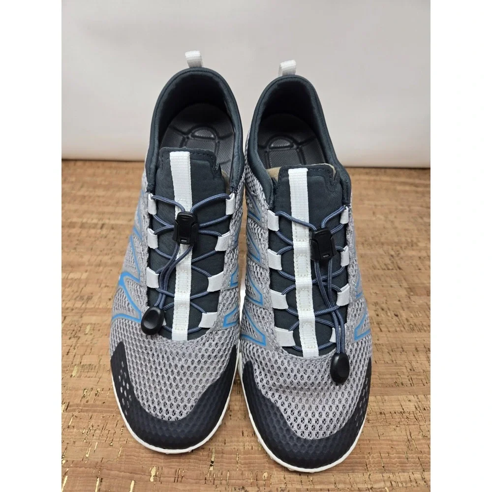 Merrell Shoes Tetrex Water Vapor 20 Mens 7.5 Blue White Grey Quick Toggle Lacing